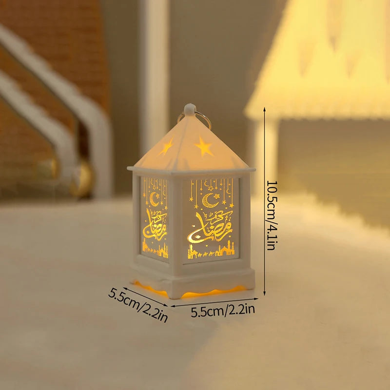 Eid Ramadan Candle Lamp – Hanging Pendant Lantern for 2025 Ramadan Decor & Party Supplies