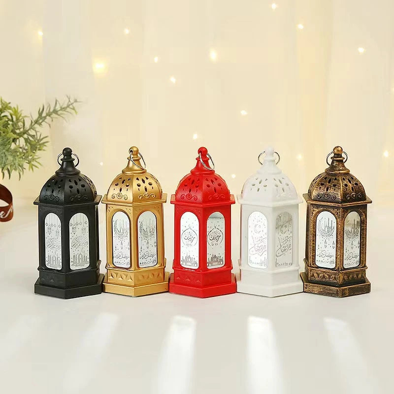 Eid Ramadan Candle Lamp – Hanging Pendant Lantern for 2025 Ramadan Decor & Party Supplies