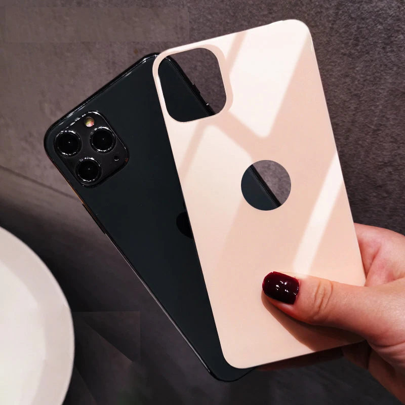 Tempered Glass Back Protector for iPhone 15/14/13 Pro Max - Anti-Scratch & Shatter