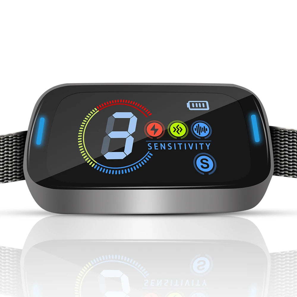 Smart Rechargeable Dog Bark Collar - Adjustable Anti-Barking Training Device for Small, Medium, and Large Dogs