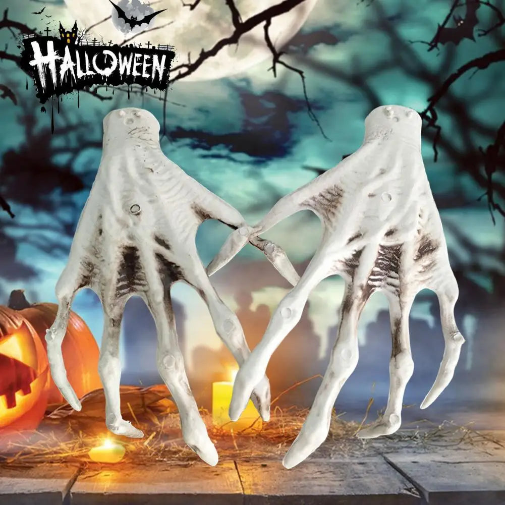 Realistic Life-Size Halloween Skeleton Hand – Spooky Haunted House Decor, Zombie Prop