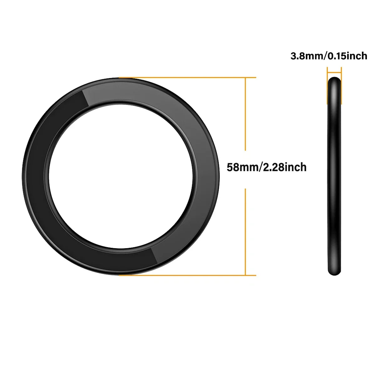 Magnetic Ring Holder For Iphone, Ipad & Universal Devices – Magsafe Compatible Wall & Car Phone Stand