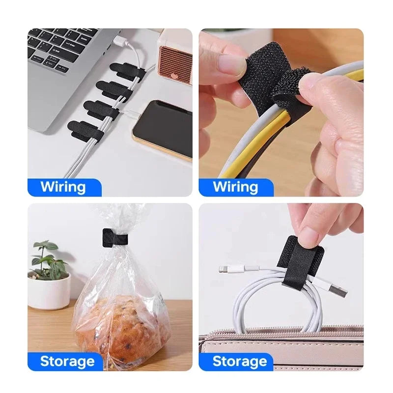 Reusable Nylon Cable Organizer Ties – Adjustable Wire Management Straps (20/10/5PCS)