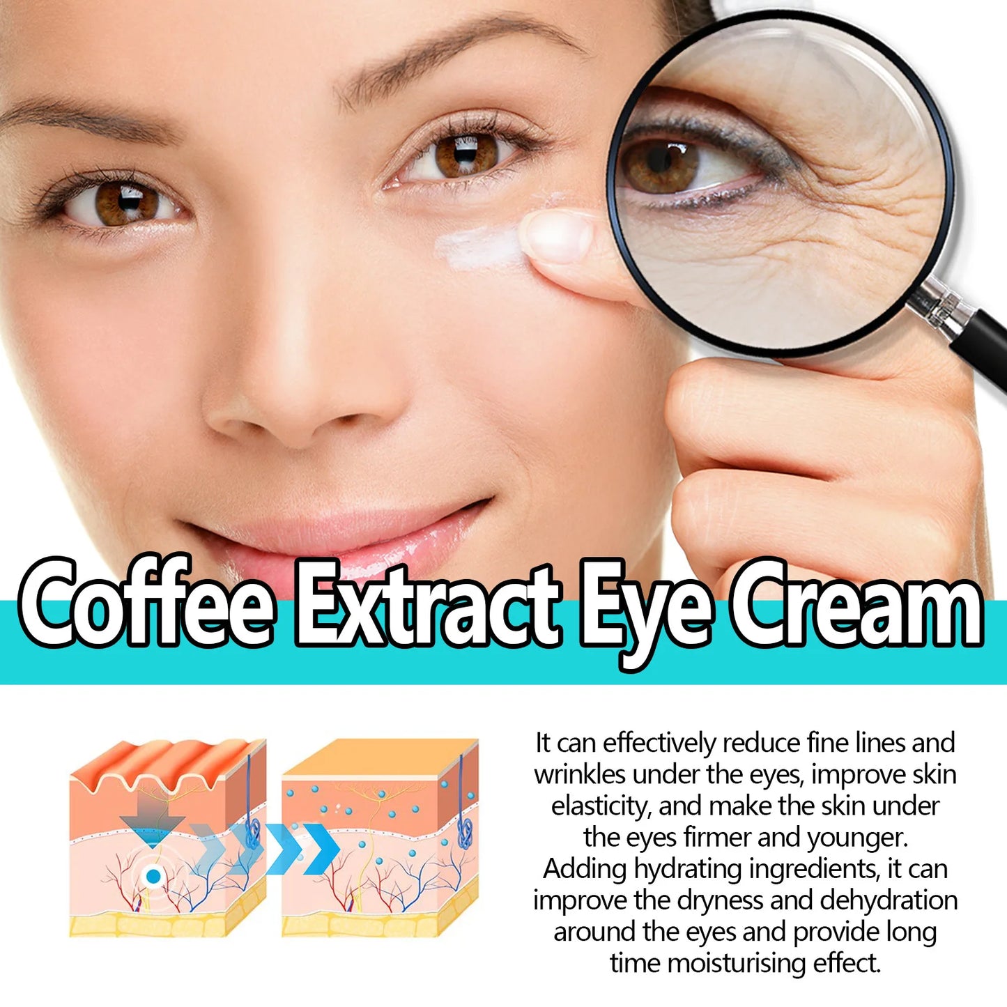 Hoygi Anti-Aging Eye Cream – Dark Circle, Puffiness & Fine Line Treatment, 15ml