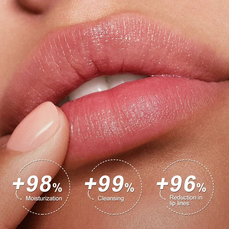 Dark Lip Balm Lightening & Exfoliating Lip Treatment - Collagen Hydrating Lip Mask for Moisturizing & Smooth Lips