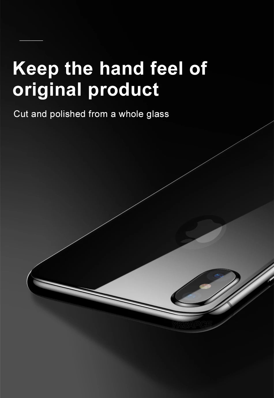 Tempered Glass Back Protector for iPhone 15/14/13 Pro Max - Anti-Scratch & Shatter