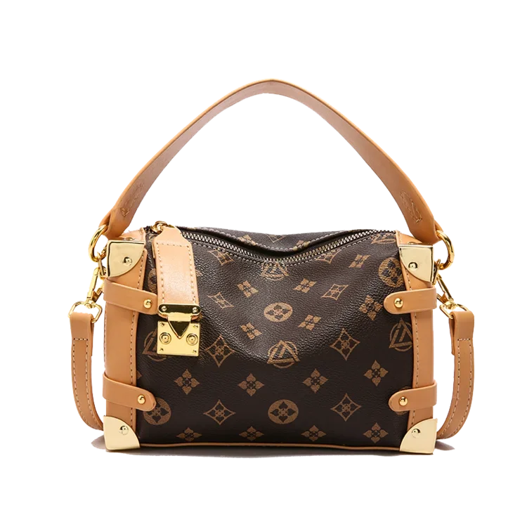 Women's 2025 Small PU Leather Square Shoulder Bag – Zipper Closure, Stylish Messenger Purse for Market, Gym, and City Walk