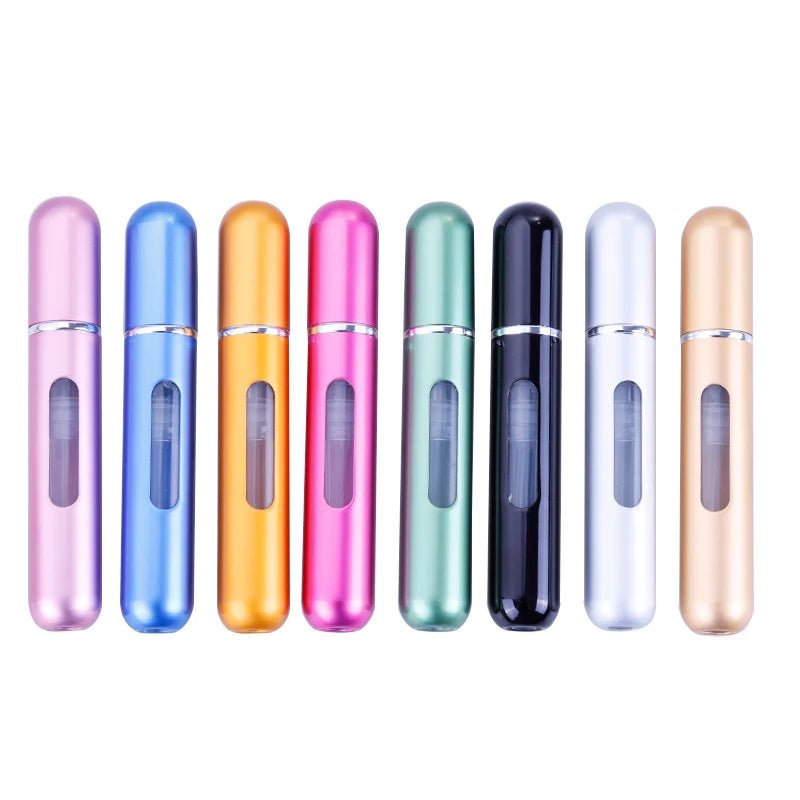 5ml Refillable Travel Perfume Spray Bottle – Bottom Charge, Portable & Eco-Friendly