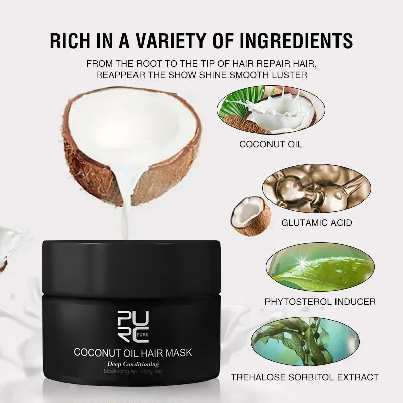 Keratin Collagen Pro Hair Mask - Deep Repair for Dry, Frizzy & Damaged Hair | Moisturizing & Shiny Hair Care