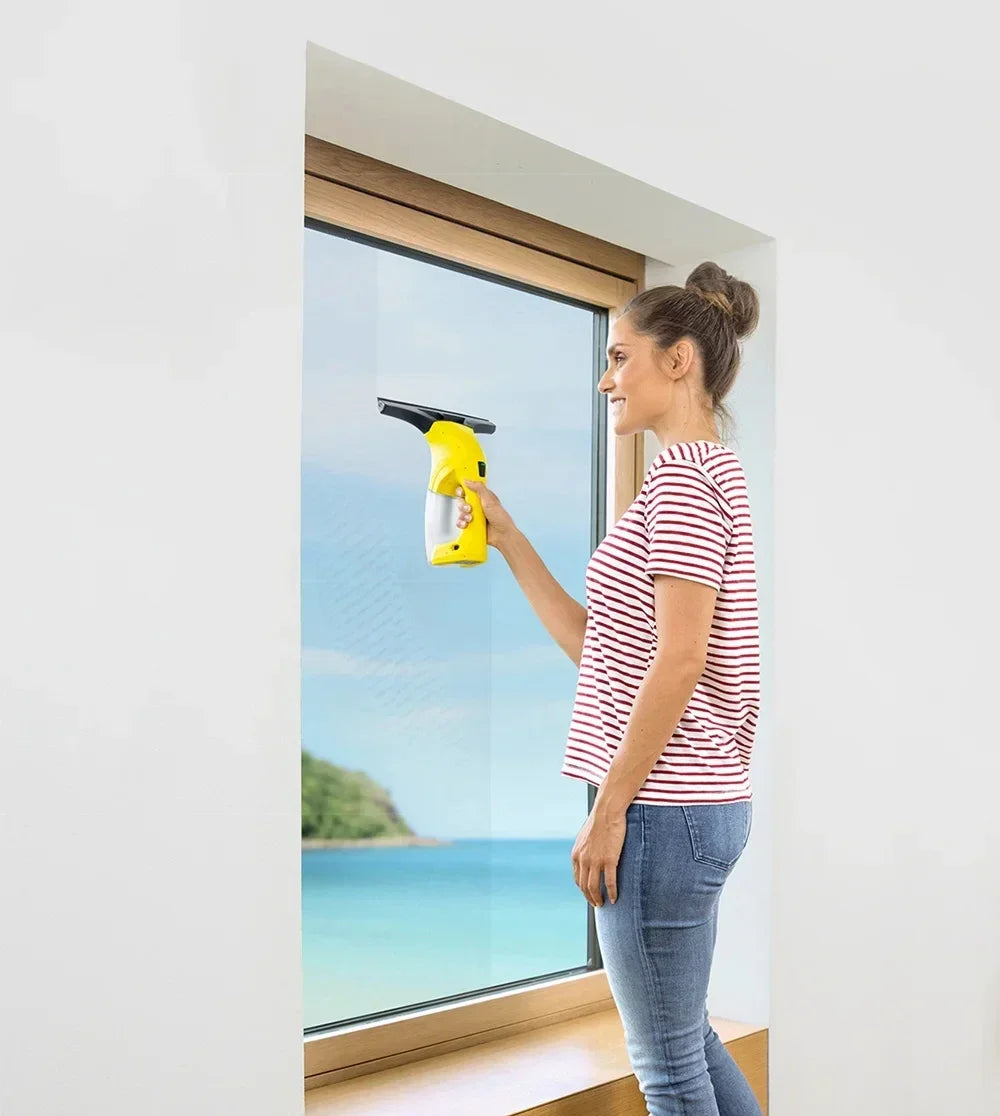 Karcher Wv1 Window Cleaner – Electric Glass Cleaning Tool With Strong Suction, Lightweight, Rechargeable, Multi-surface Use