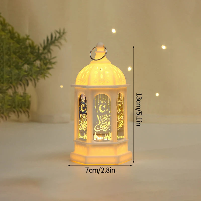 Eid Ramadan Candle Lamp – Hanging Pendant Lantern for 2025 Ramadan Decor & Party Supplies