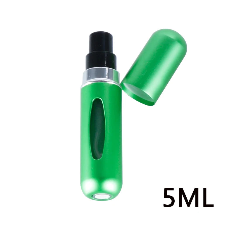 5ml Refillable Travel Perfume Spray Bottle – Bottom Charge, Portable & Eco-Friendly