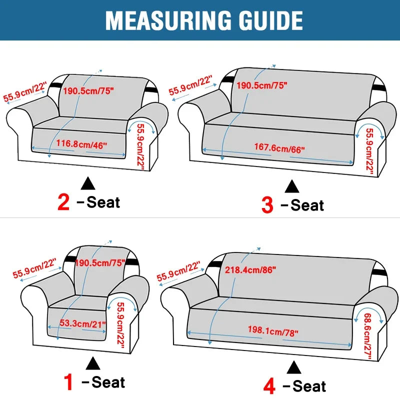 Waterproof Sofa Cover - Slipcover for Pets & Kids, Dustproof Furniture Protector