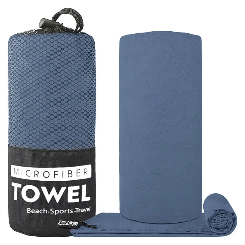 Microfiber Towel with Mesh Bag – Perfect for Travel, Camping, Gym, Yoga, Hiking & Backpacking. Quick Dry – Super Absorbent – Ultra Lightweight – Compact & Portable. Suitable for Beach, Swimming, Sports & Outdoor Adventures - Part 2