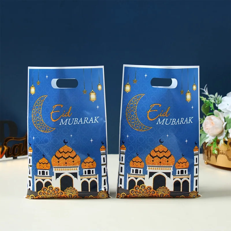 2025 Eid Mubarak Candy Bags - Ramadan Gift Bags for Cookies and Party Decorations