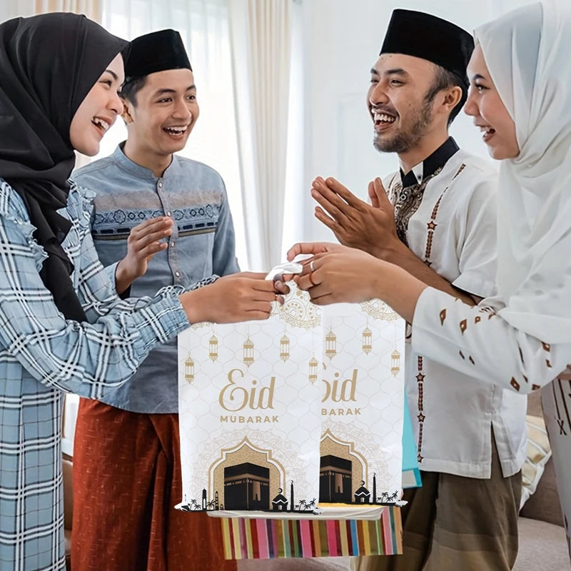 2025 Eid Mubarak Candy Bags - Ramadan Gift Bags for Cookies and Party Decorations