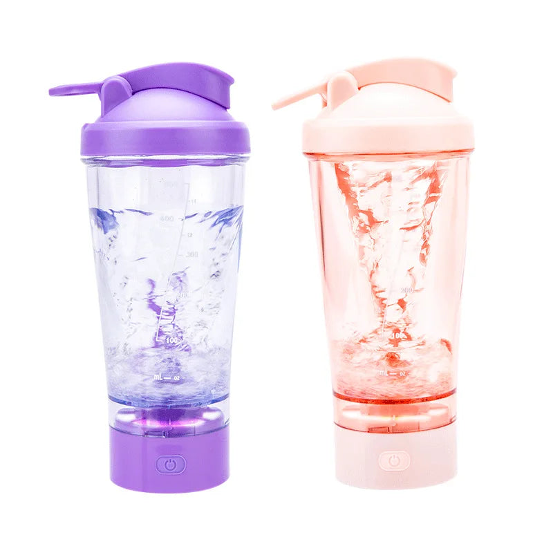 USB Rechargeable Electric Protein Shaker Bottle - Portable Mixing Cup