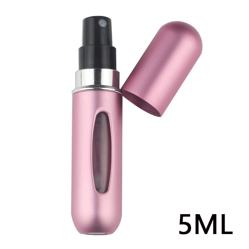 5ml Refillable Travel Perfume Spray Bottle – Bottom Charge, Portable & Eco-Friendly