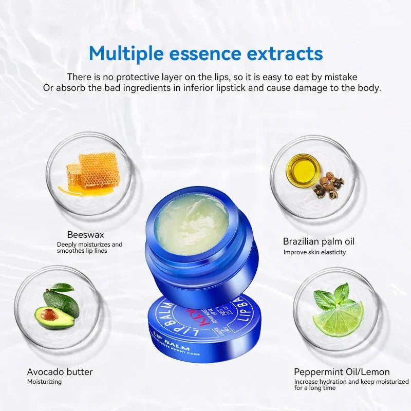 Dark Lip Balm Lightening & Exfoliating Lip Treatment - Collagen Hydrating Lip Mask for Moisturizing & Smooth Lips