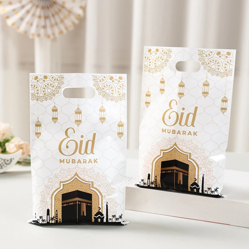 2025 Eid Mubarak Candy Bags - Ramadan Gift Bags for Cookies and Party Decorations
