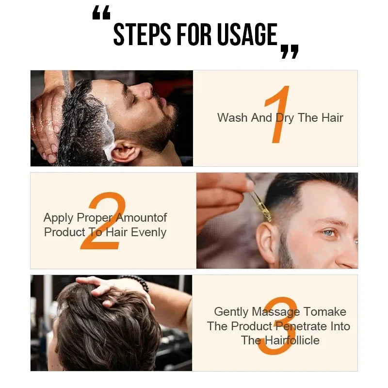 Ginger Hair Growth Serum - Anti-Hair Loss & Baldness Treatment - Fast Regrowth Hair Care Oil for Men & Women