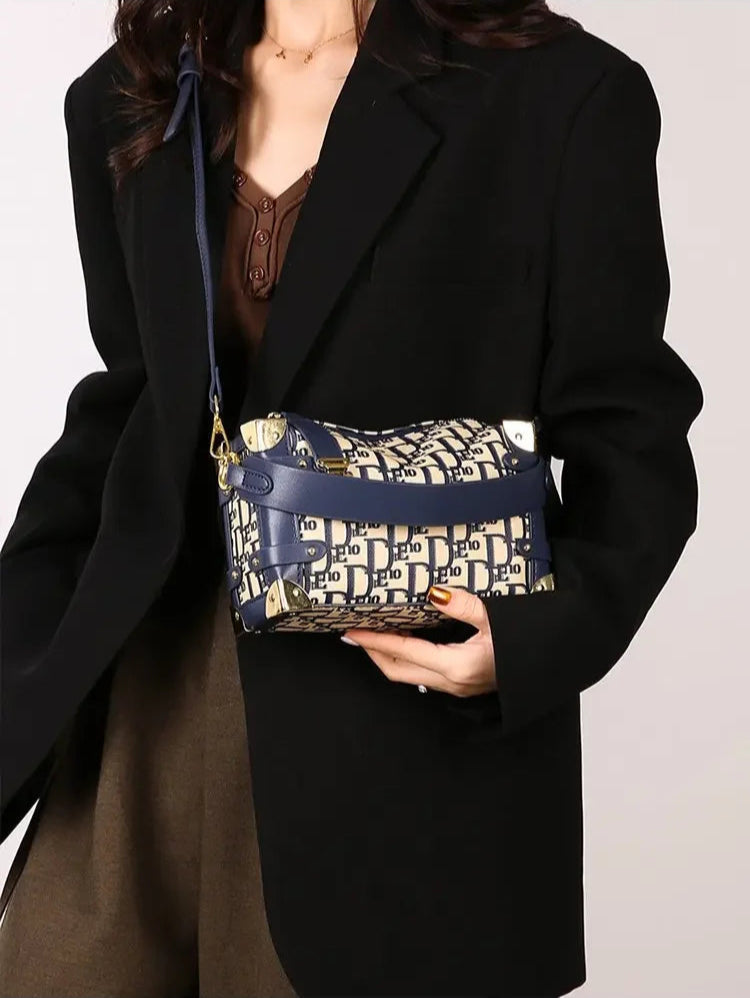 Women's 2025 Small PU Leather Square Shoulder Bag – Zipper Closure, Stylish Messenger Purse for Market, Gym, and City Walk