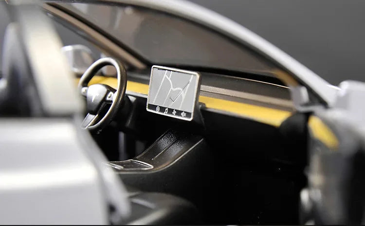1:24 Tesla Model Y, 3, S Diecast Car – Alloy Toy with Sound & Light