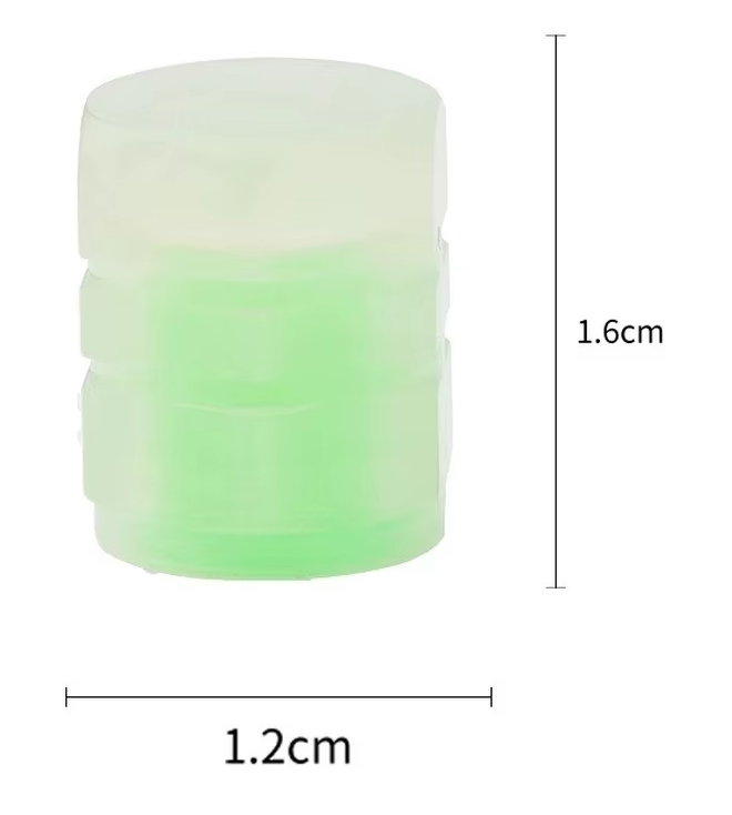 Universal Fluorescent Car Tire Valve Caps,Handmade Rhinestone Stem Covers,Illuminated Valves Nozzles,Car Accessories,4pcs