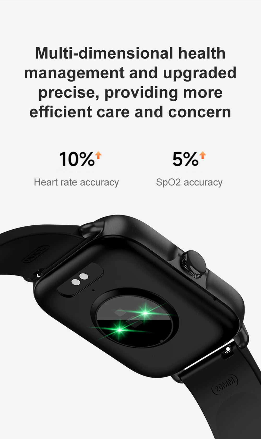 COLMI P28 Plus 2023 Smart Watch – 1.9" HD, IP68 Waterproof, Bluetooth Calling, Fitness Tracker for Android & iOS