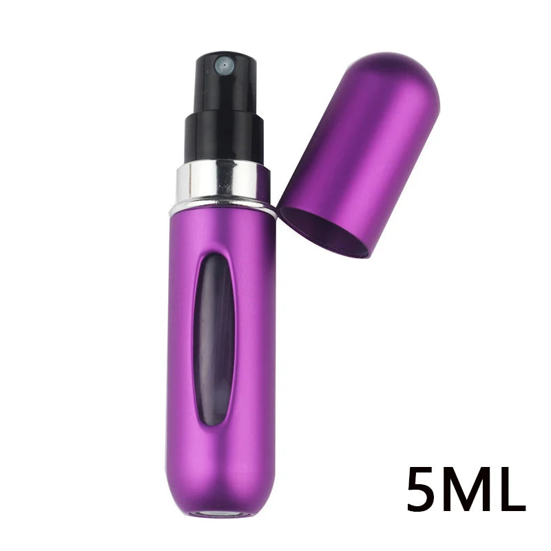 5ml Refillable Travel Perfume Spray Bottle – Bottom Charge, Portable & Eco-Friendly
