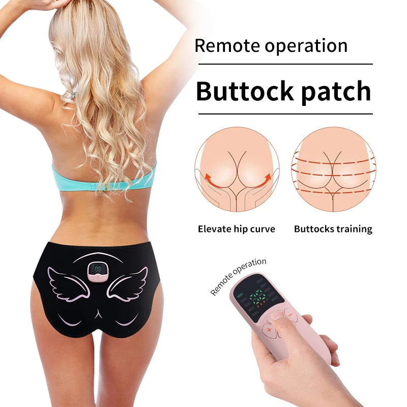 Electric Ems Butt Muscle Stimulator – Usb Rechargeable Hips Trainer For Buttock Lifting, Fat Burning & Body Toning