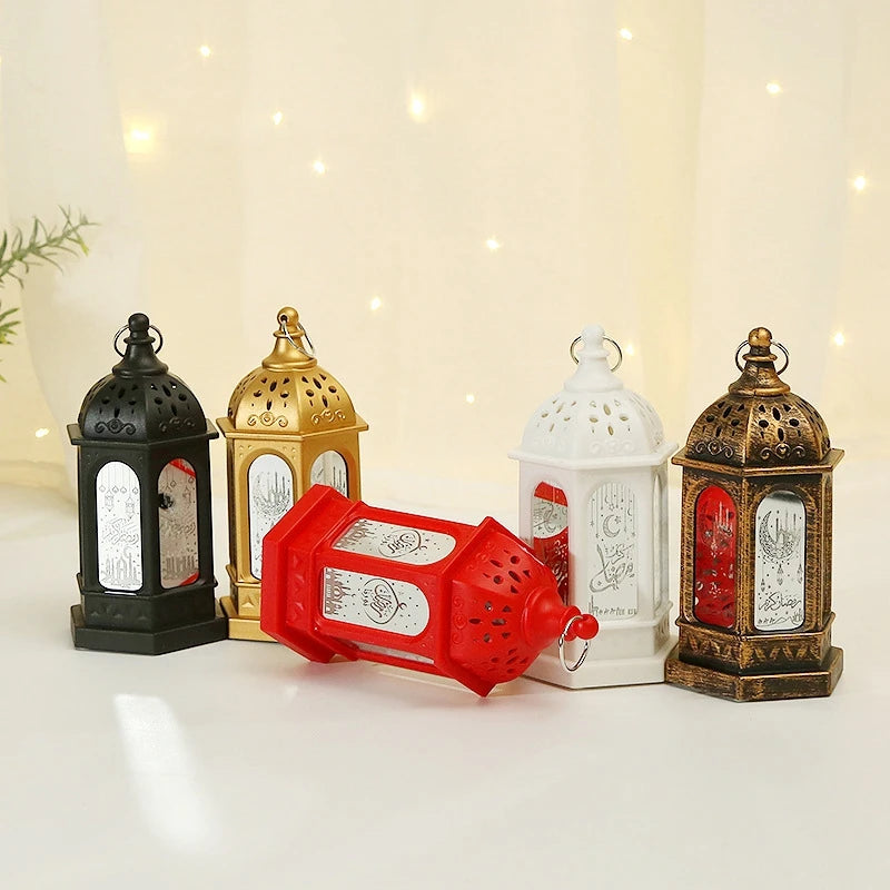 Eid Ramadan Candle Lamp – Hanging Pendant Lantern for 2025 Ramadan Decor & Party Supplies