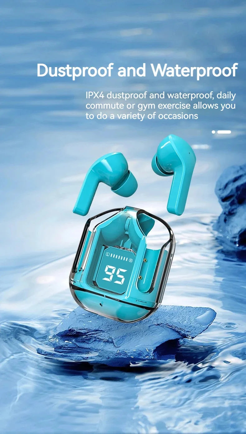 True Wireless Bluetooth Sports Earbuds - TWS In-Ear Stereo Bass Headset