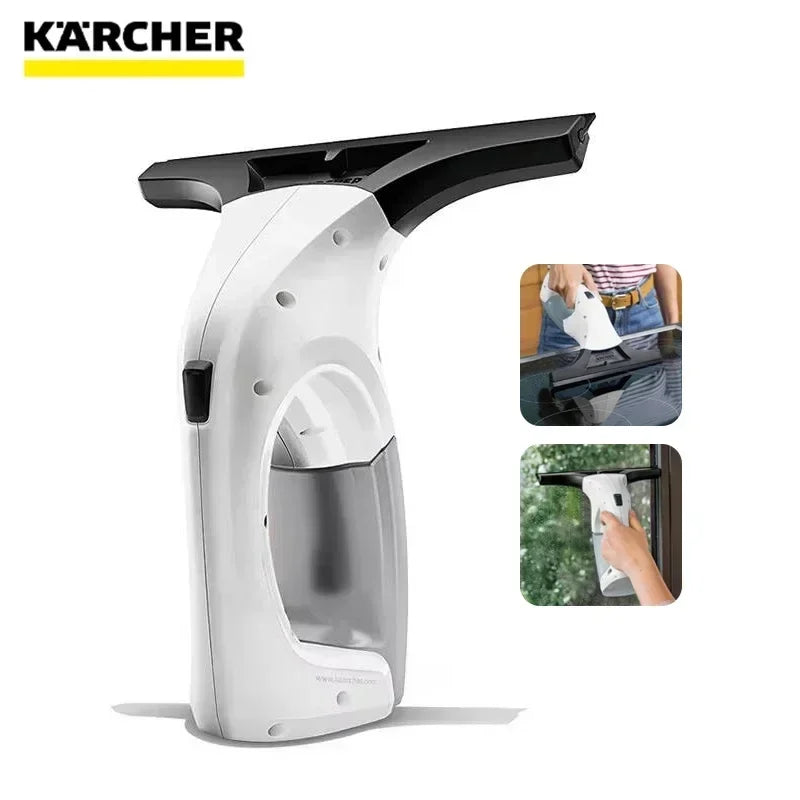 Karcher Wv1 Window Cleaner – Electric Glass Cleaning Tool With Strong Suction, Lightweight, Rechargeable, Multi-surface Use