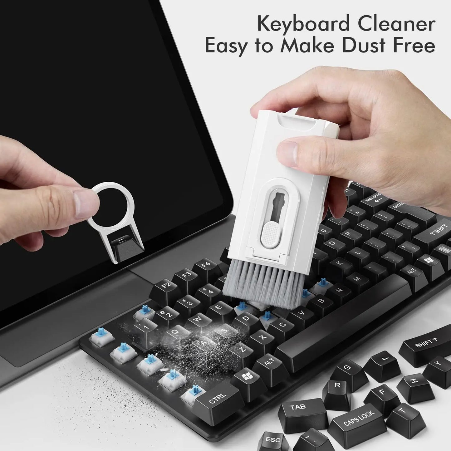 8-in-1 Computer Cleaning Kit for Keyboard, Earphones, Headphones & Screens