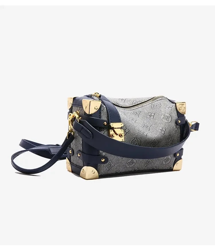 Women's 2025 Small PU Leather Square Shoulder Bag – Zipper Closure, Stylish Messenger Purse for Market, Gym, and City Walk