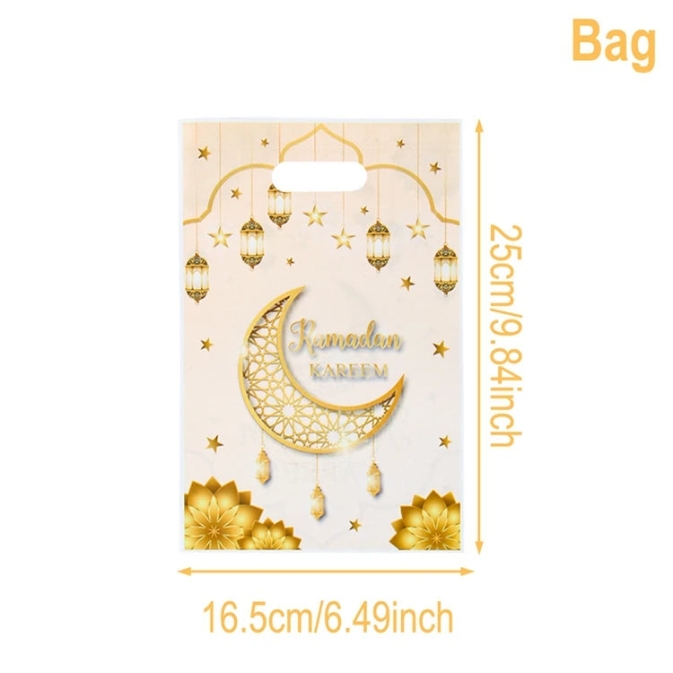 2025 Eid Mubarak Candy Bags - Ramadan Gift Bags for Cookies and Party Decorations