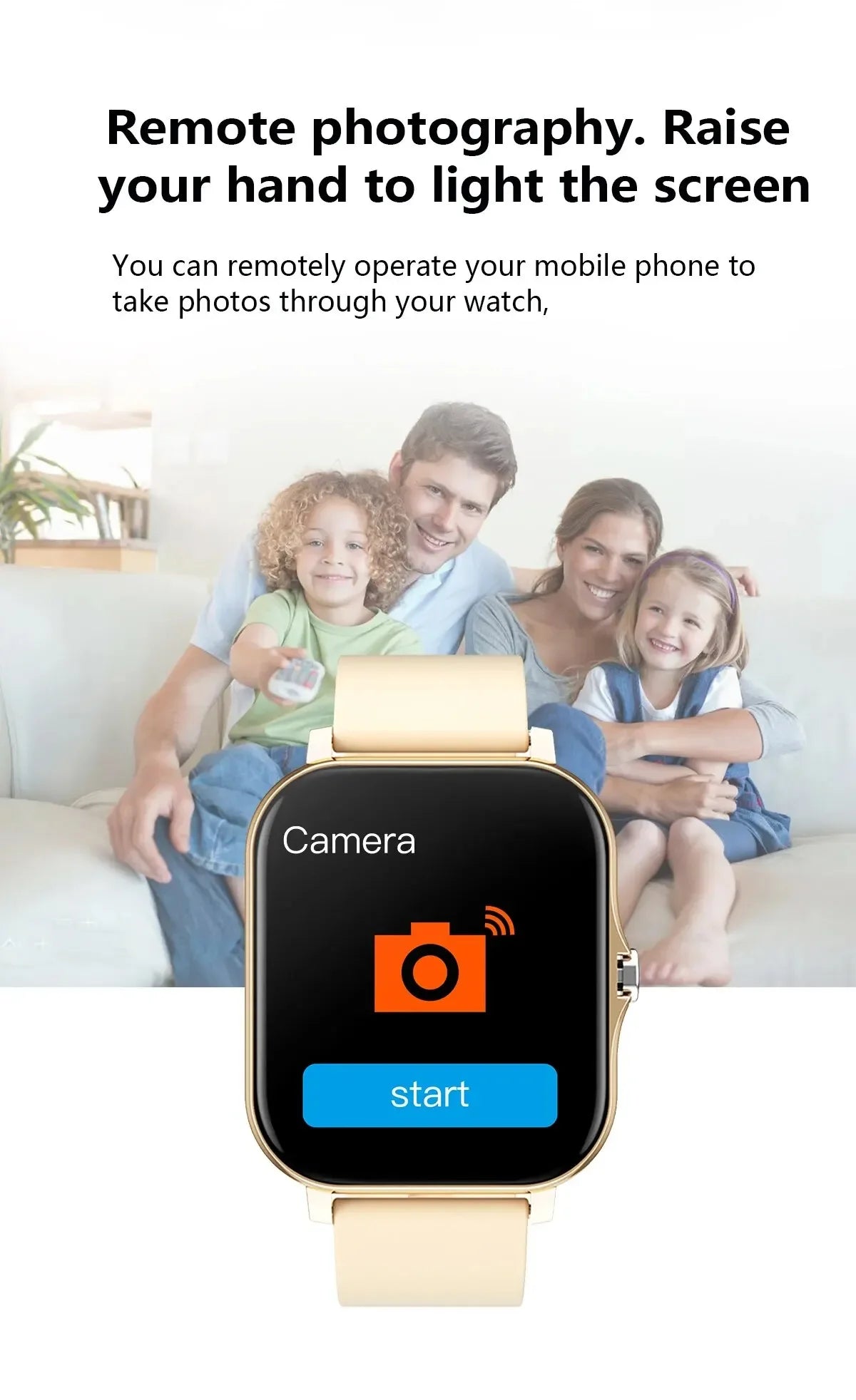 2024 Smart Watch for Men & Women - 1.44" DIY Faces, Bluetooth Call, Fitness Tracker