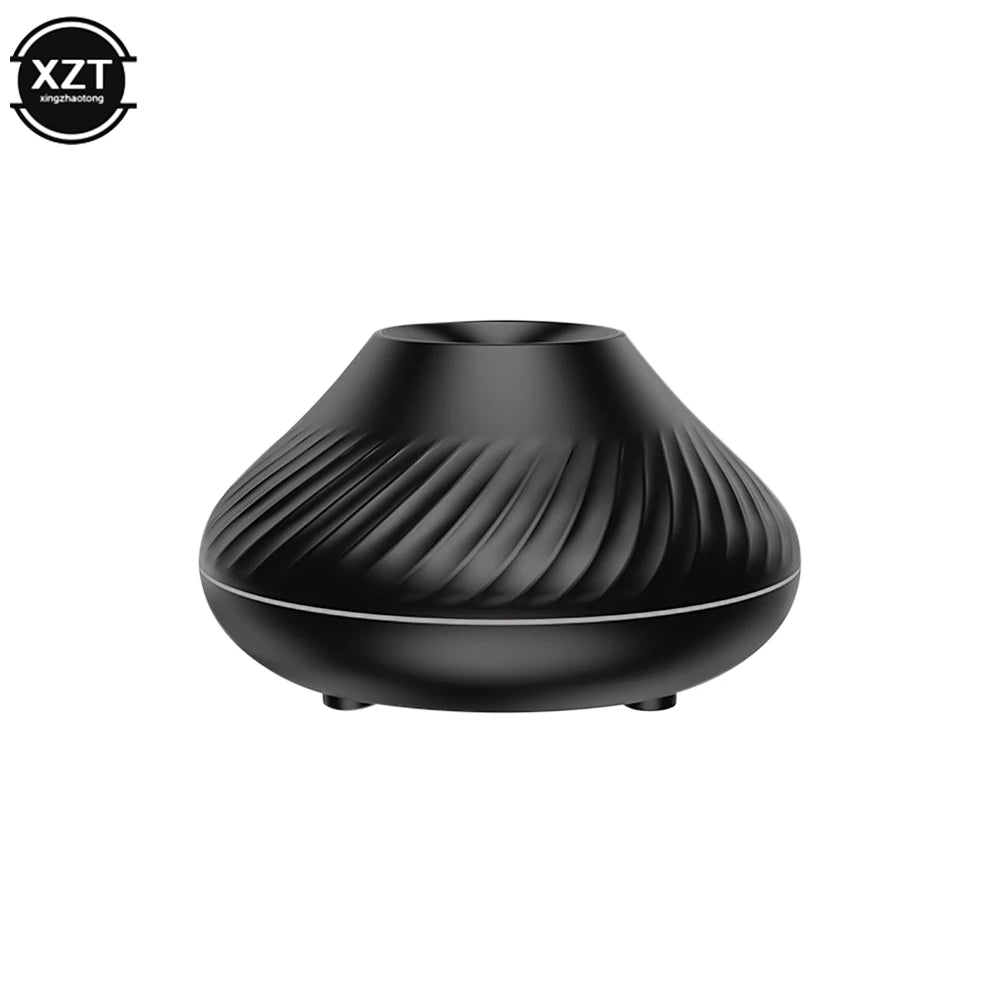 Portable Aroma Diffuser – 130ml USB Rechargeable, Night Light with Volcanic Flame Effect, Essential Oil Compatible