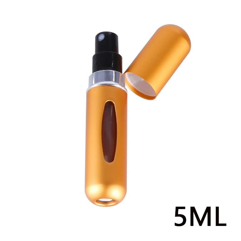 5ml Refillable Travel Perfume Spray Bottle – Bottom Charge, Portable & Eco-Friendly
