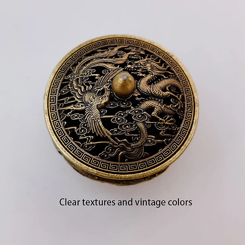 Lotus Flower Brass Incense Burner – Handmade Buddhist Incense Holder for Home & Office Decoration