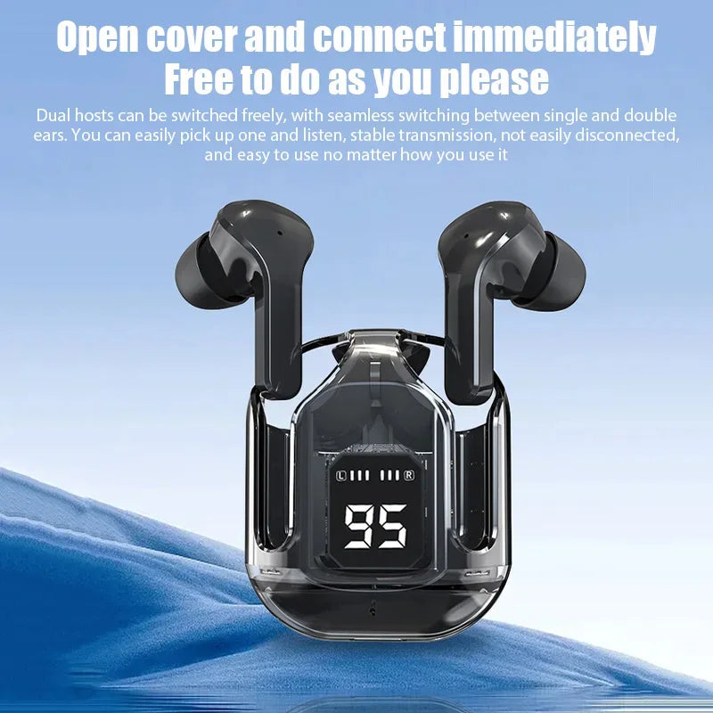 True Wireless Bluetooth Sports Earbuds - TWS In-Ear Stereo Bass Headset