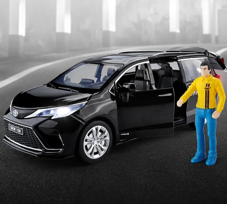 1:24 Toyota Sienna MPV Diecast Model Car – Metal Alloy Toy for Kids & Collectors