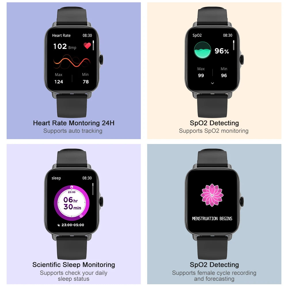 COLMI P28 Plus 2023 Smart Watch – 1.9" HD, IP68 Waterproof, Bluetooth Calling, Fitness Tracker for Android & iOS