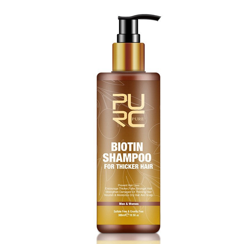 PURC Ginger Biotin Hair Care Set – Shampoo, Conditioner & Repair Oil for Dry, Frizzy Hair