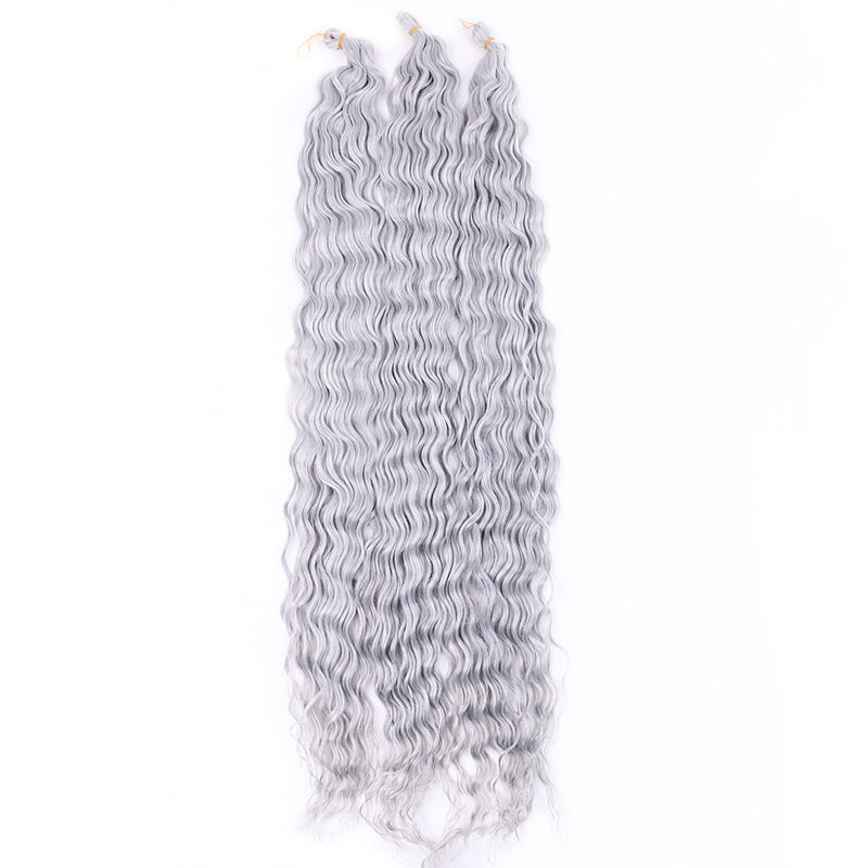 European & American Style Synthetic Fiber Wig – 32" Long, Multiple Colors Available