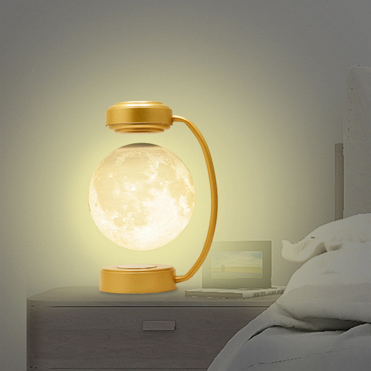 3D LED Moon Lamp – Levitating Wireless Night Light for Home & Office Decor