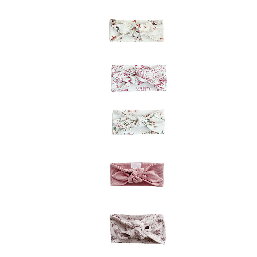 Cute Baby Headband with Bow – Soft Hair Accessories for Girls