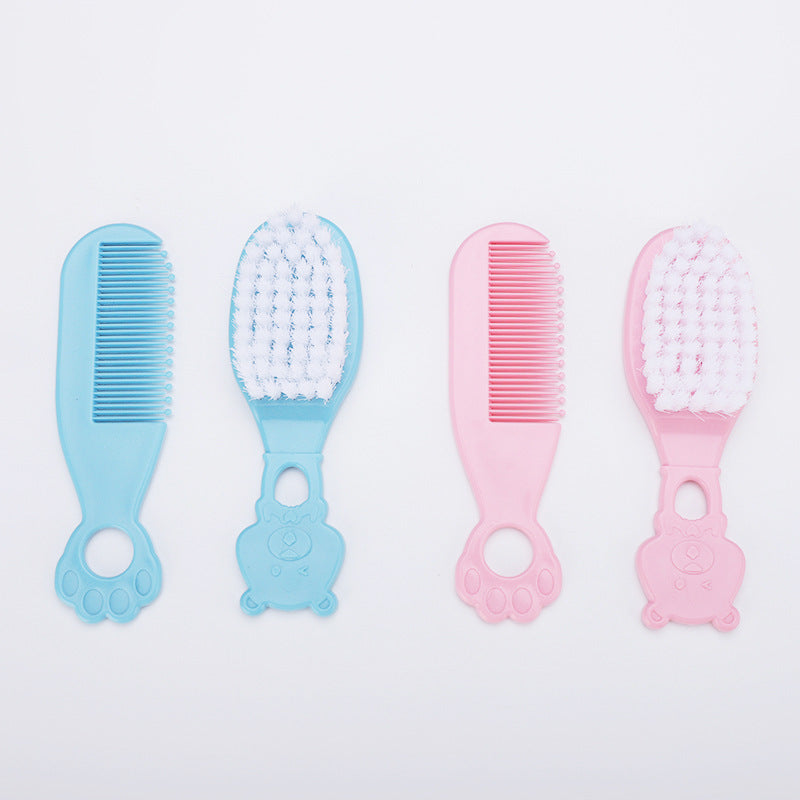 10-Piece Baby Care Set with Brush, Comb, Nasal Aspirator & Thermometer