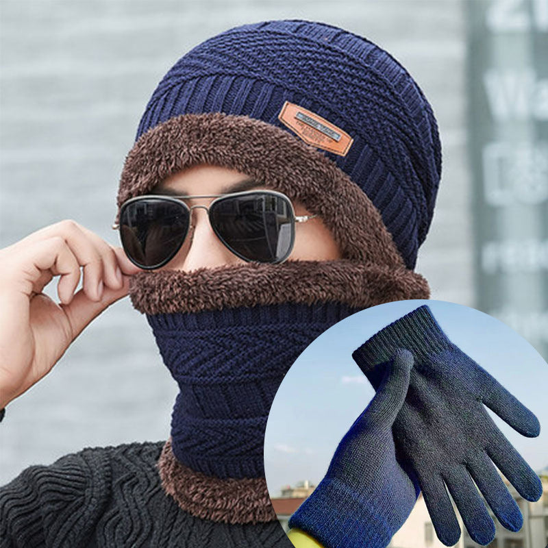 Men’s & Women’s Thickened Woolen Winter Hat – Warm & Cozy Knit